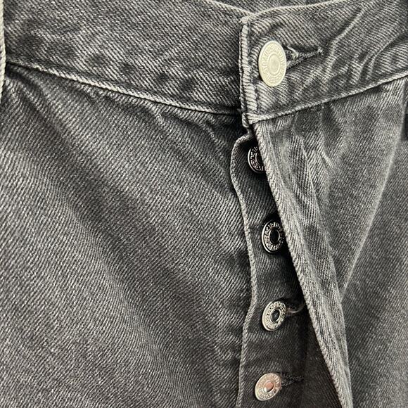 Levi's 501 Cut off Button Fly Shorts - Black - 34 - Picture 2 of 9